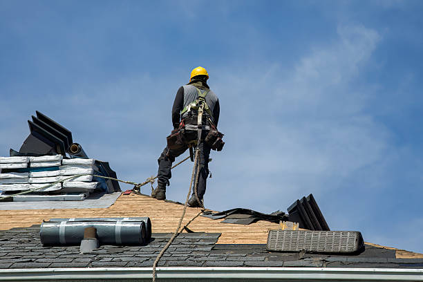 Professional Storm Damage Roof Repair technician working in Clayton, CA